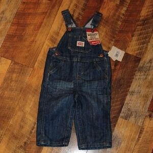 Levi's Kids Dark Blue Overalls